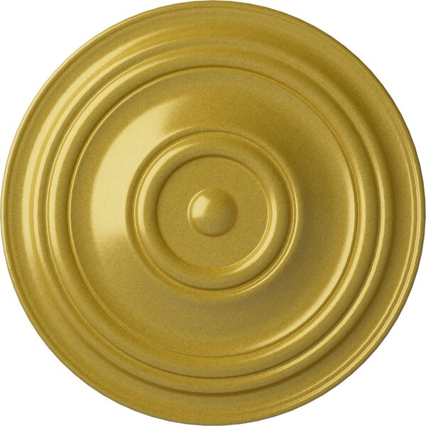 Ekena Millwork Traditional Ceiling Medallion (Fits Canopies up to 8 1/4"), 31 1/2"OD x 2 1/2"P, Rich Gold CM31TRRGS - main